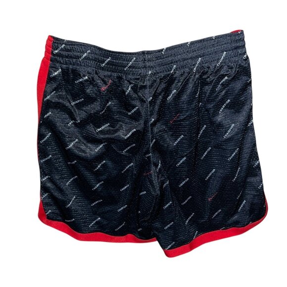 Champion Men's 7-inch Taped AOP Mesh Short Sz Medium Mens Black & Red - Picture 12 of 12